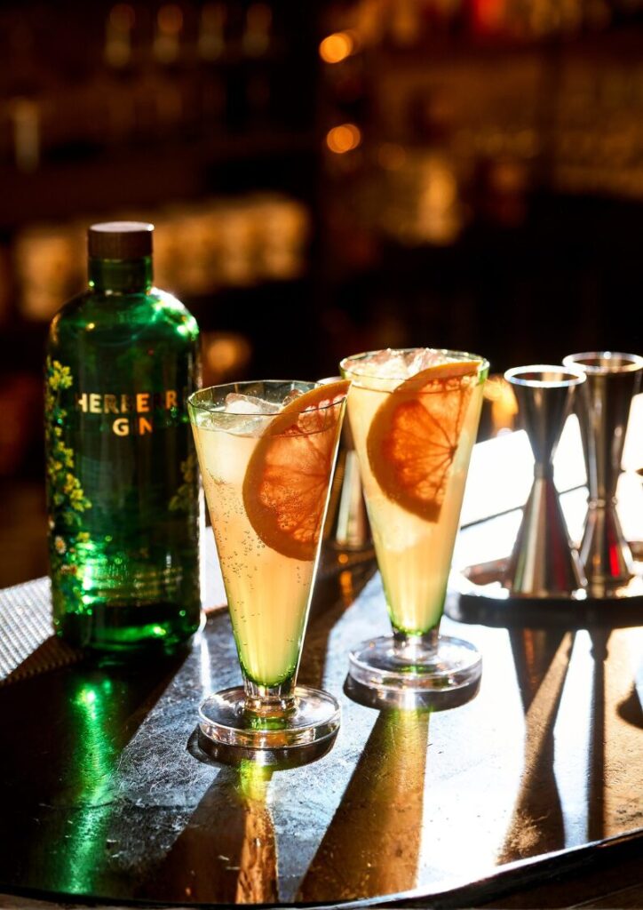 HIGH SOCIETY herberry gin drink cocktail koktail